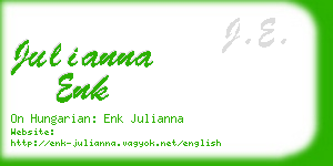 julianna enk business card